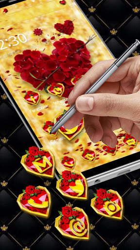 Rose Petal Love Theme screenshot 2