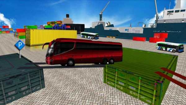 Real Coach Bus Parking Driving School 3D Simulator screenshot 3