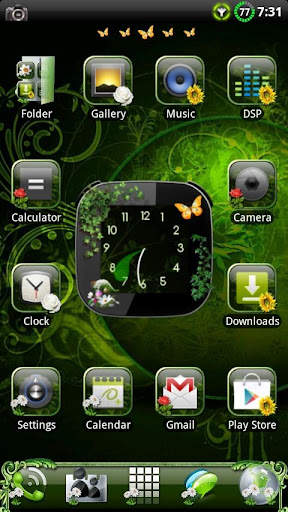 Nature v2 GO Launcher EX Theme screenshot 1