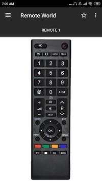 Toshiba TV Remote Control screenshot 1