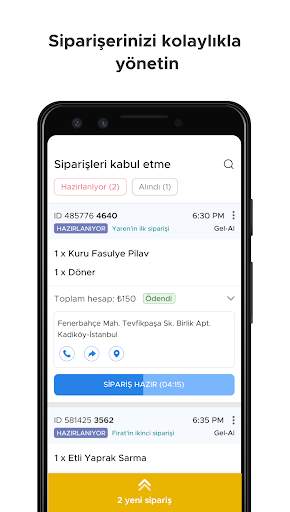 Zomato Restoran Ortağı screenshot 1