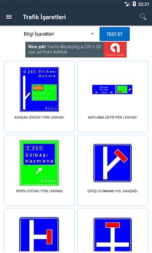 Trafik İşaretleri (Sınavlı) screenshot 1