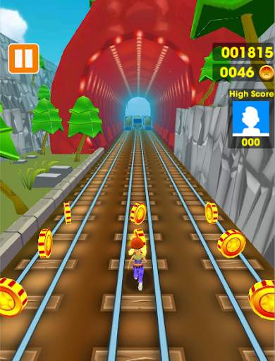 Subway Dash Surf Train Track Run скриншот 2