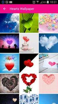 Hearts Wallpaper 1 تصوير الشاشة