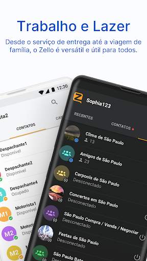 Zello Walkie Talkie screenshot 2