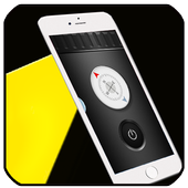 Led flashlight icon