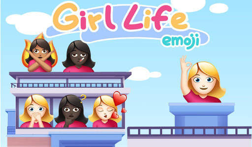 Girl Life Emoji Sticker For Facemoji screenshot 4