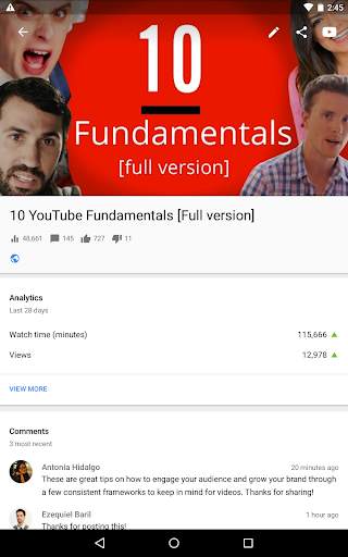 YouTube စတူဒီယို screenshot 4