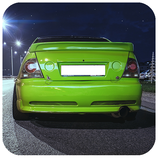 Hide Car Number Plate icon