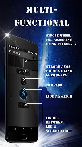 🌶 Flashlight LED MF - High power HD torch light screenshot 2