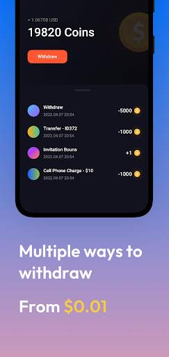 SNSMiner - Earn Money स्क्रीनशॉट 6