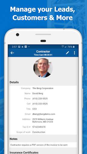 Contractor Foreman (CMS   CRM) screenshot 2