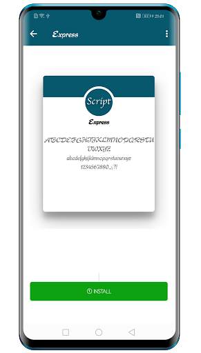 Font Changer for Huawei - Script Fonts screenshot 2