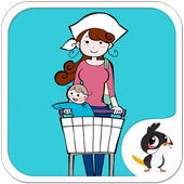 Baby in Supermarket Hindi App icon