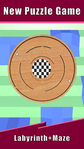 Wooden Labyrinth Maze Puzzle 3D screenshot 1