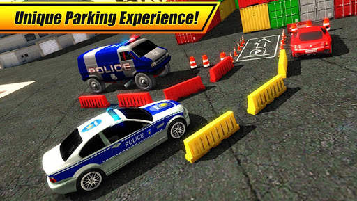 Real Police Car Parking 3D Sim स्क्रीनशॉट 9