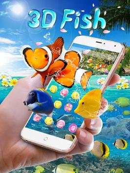 Lively 3D Color Fish Theme screenshot 3
