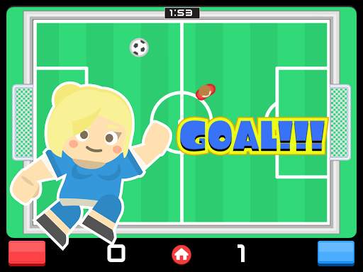 Giochi sportivi 2 Giocatori - Calcio, Gara di aria screenshot 6