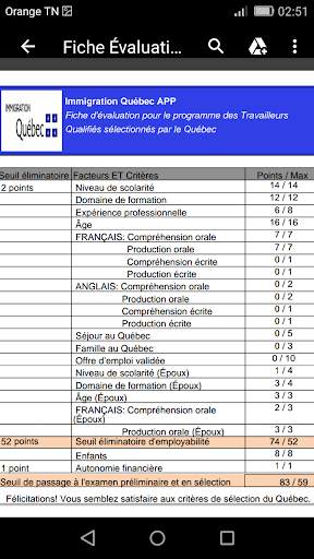 Immigration Quebec screenshot 5