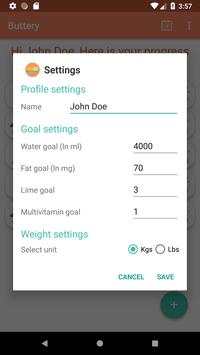 Buttery: Veermachineni Diet Tracking screenshot 5