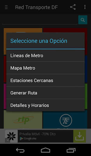 Red Transporte DF screenshot 4