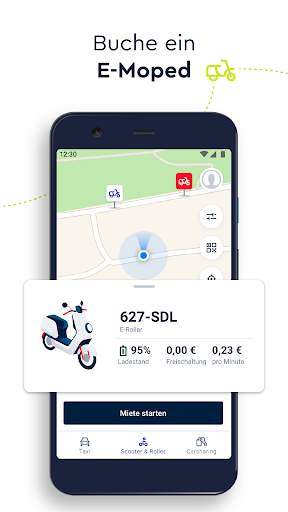 FREE NOW (mytaxi) - Taxi, Voi, TIER, MILES, emmy screenshot 5