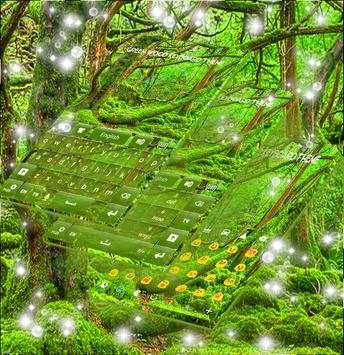 Green Wood Keyboard Theme screenshot 3