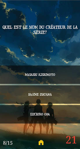 SNK Attack On Titan Questions, musique et phrases screenshot 6
