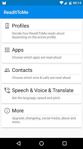 ReadItToMe - Incoming notifications read out loud screenshot 1