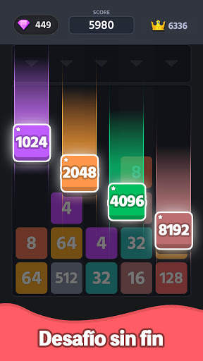 2048 caída del número screenshot 4