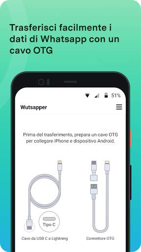 Wutsapper-Trasferire WhatsApp screenshot 3