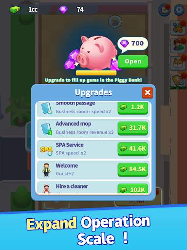 My Mini Hotel: Idle Game स्क्रीनशॉट 15