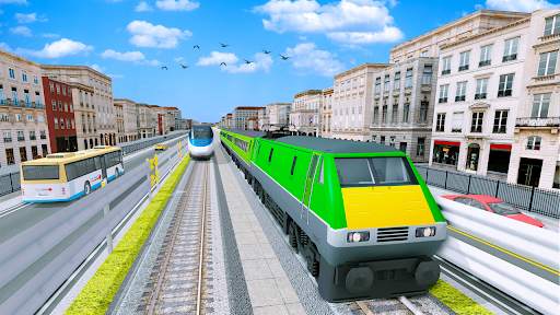 City Train Sim-Train Games 3D स्क्रीनशॉट 5