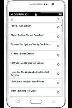 Top Europe Song Lyrics screenshot 1