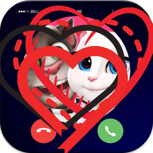 Cat Tom & Angela's Fake Vedio Call Simulation 1.3