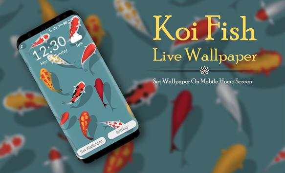 Koi Fish 3D Live Wallpaper 2019 screenshot 5