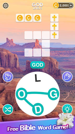 Bible Word Cross - Daily Verse screenshot 1