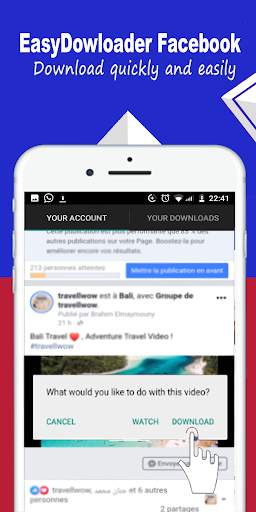 EasyDownloader For Facebook 2020 screenshot 3