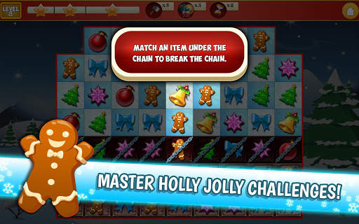 Christmas Crush Holiday Swapper Candy Match 3 Game स्क्रीनशॉट 12