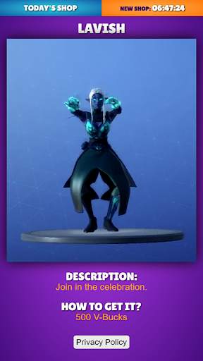 Daily Shop from Battle Royale 【 New Season 】 screenshot 6