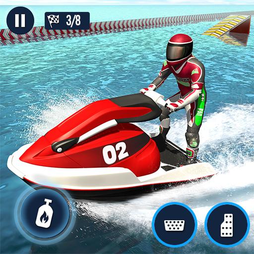 Jet Ski Stunts Racing Games - New Water Games 2021 иконка