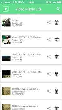 Video Player Lite screenshot 1