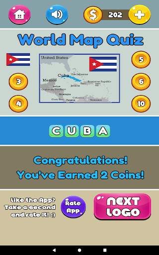 Fun Quizzes - World Map Quiz screenshot 12