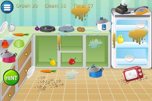 Clean house and kitchen screenshot 1