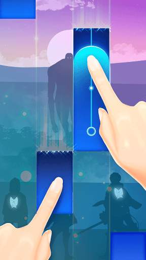 Attack Piano Tiles AOT Game screenshot 6
