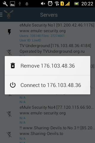 Mule on Android screenshot 2