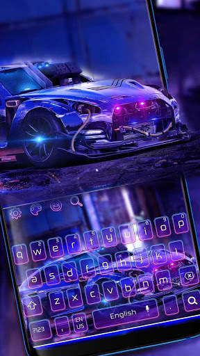 Racing Car Speed Keyboard screenshot 1
