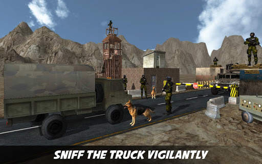 Border Patrol Sniffer Dog : Commando Army Dog Sim screenshot 4