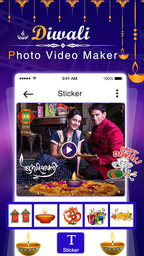 Diwali Photo Video Maker - Movie Maker screenshot 8