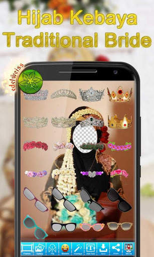 Hijab Kebaya Traditional Bride screenshot 6